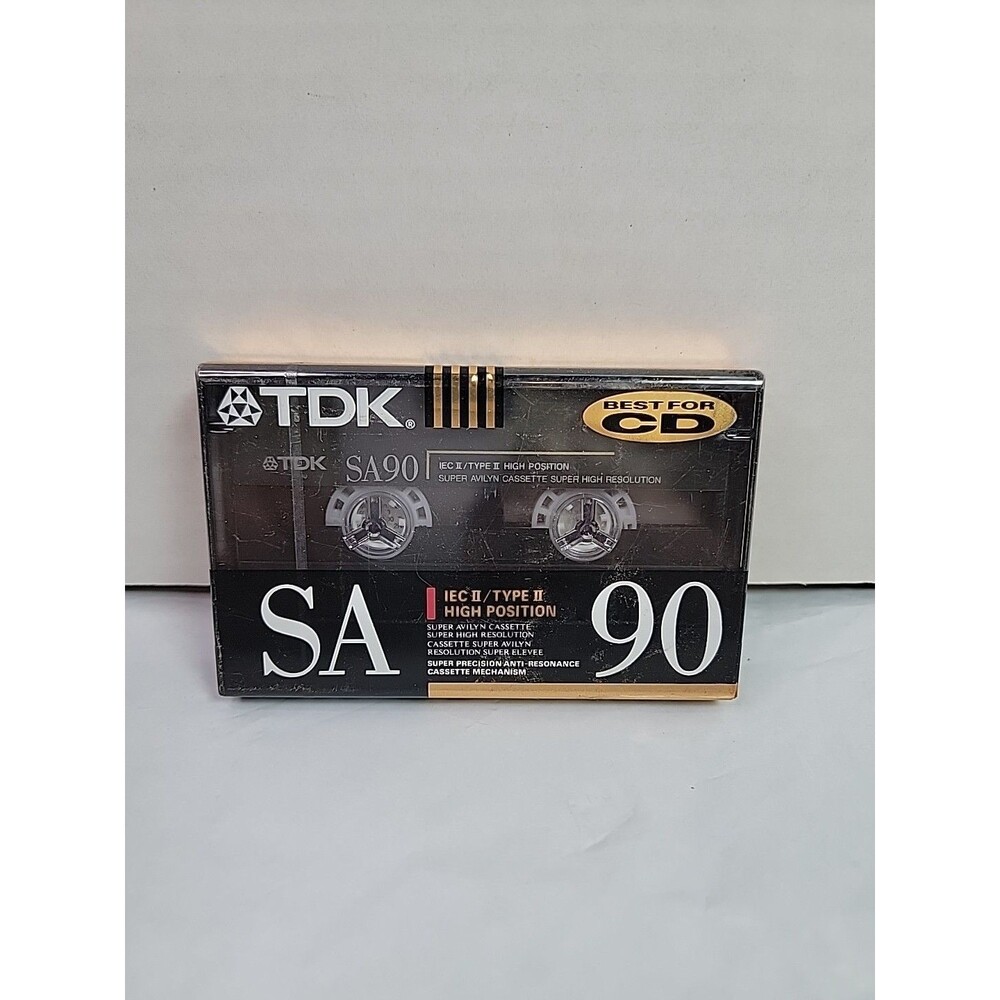 TDK SA90 Type II 90 Minute Audio Cassette Tape *New*